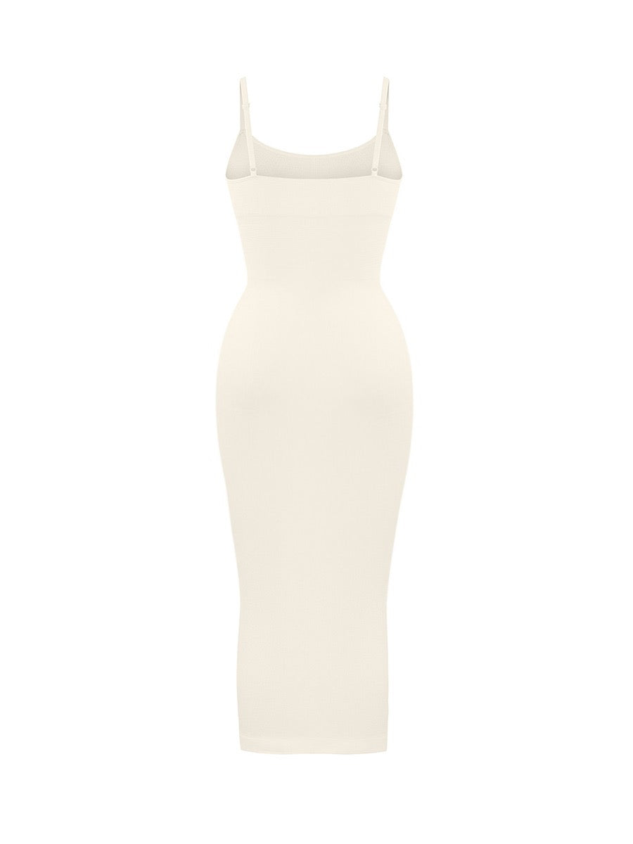 Off White Shaping Midi Dress