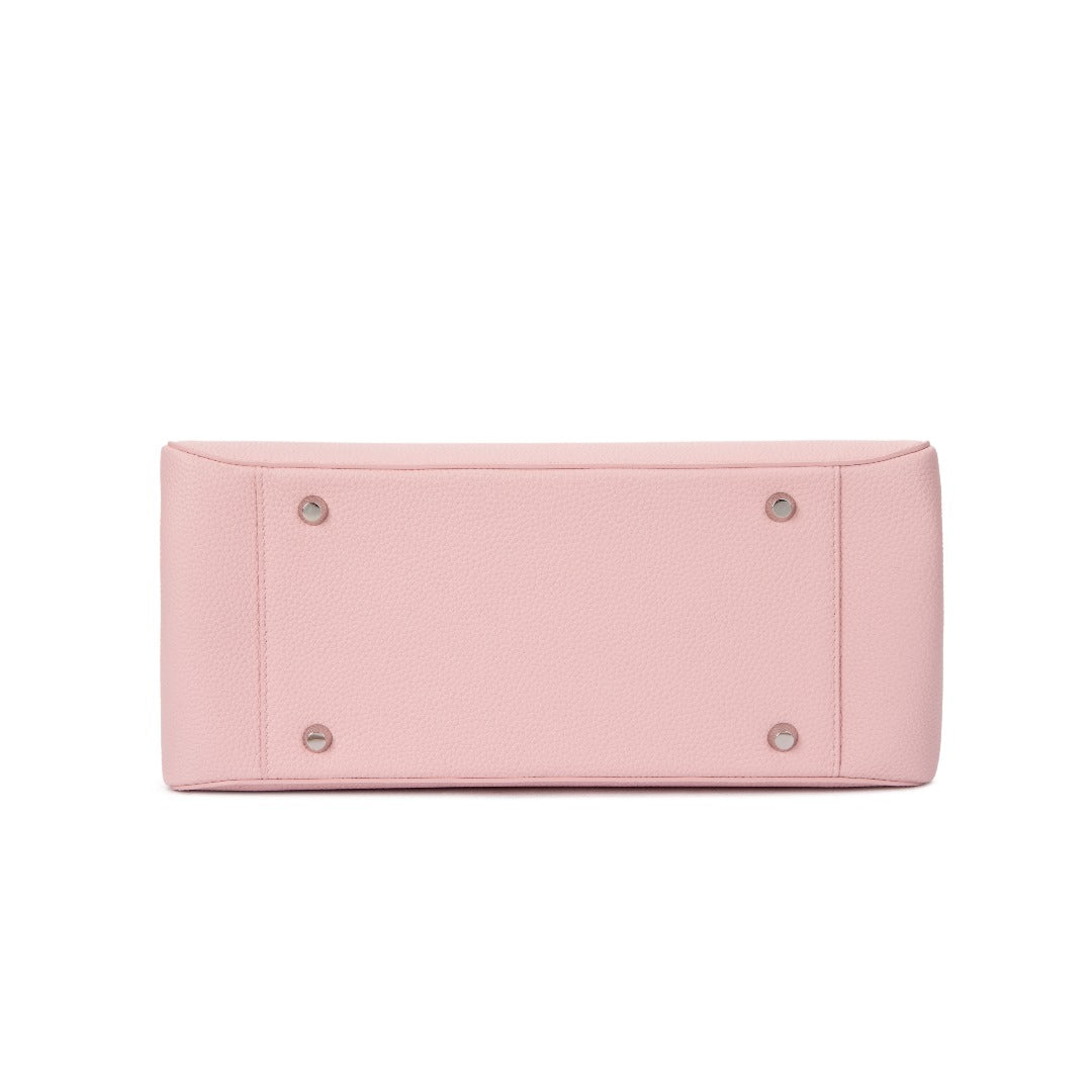 Light Pink Leather Tote