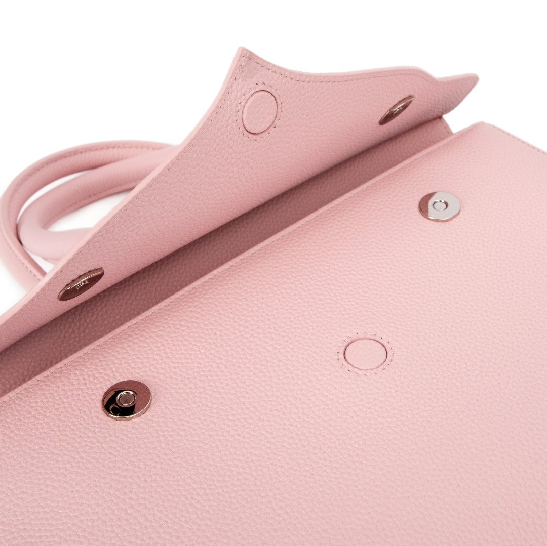 Light Pink Leather Tote