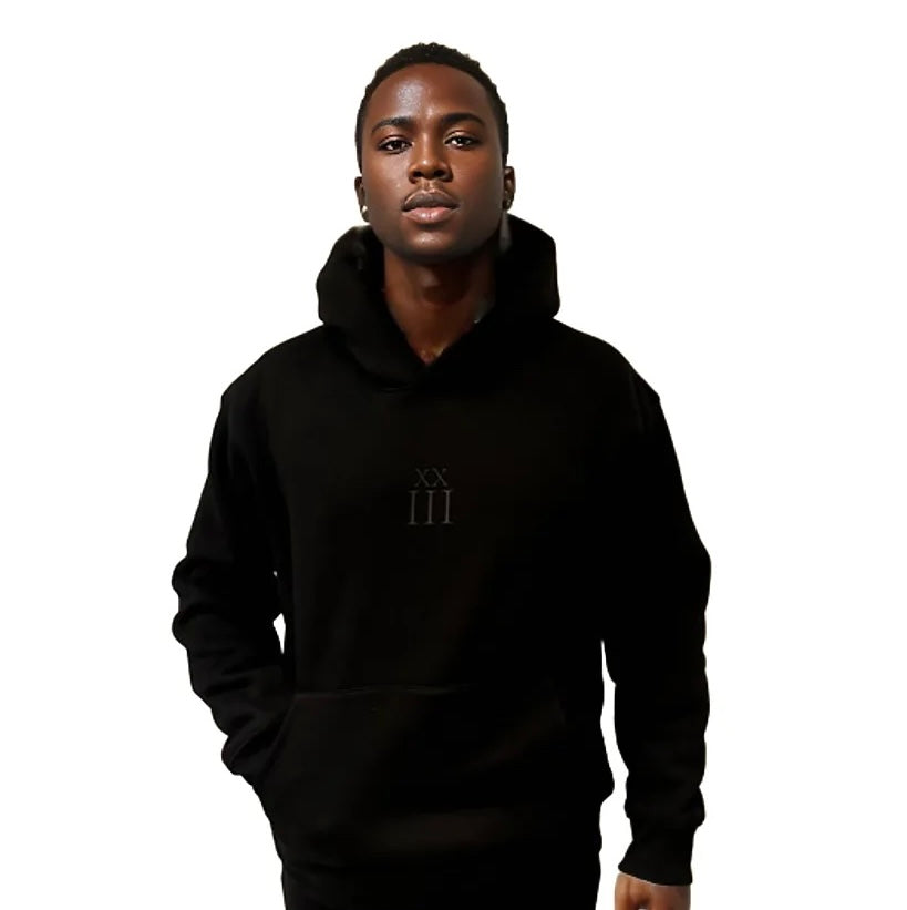 Black Pullover Hoodie