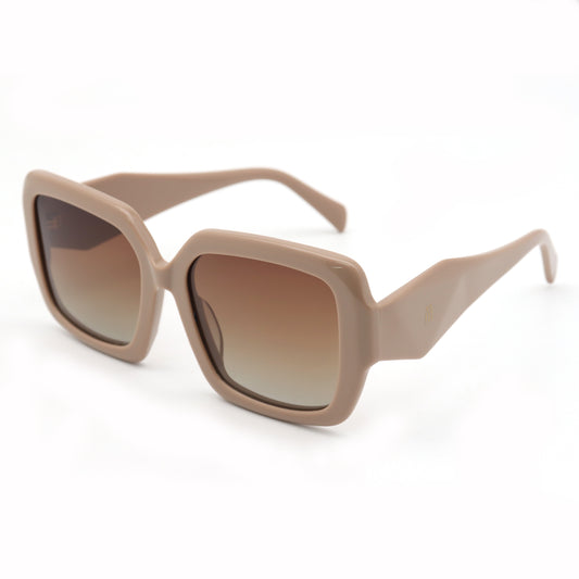 Nude Round Sunglasses