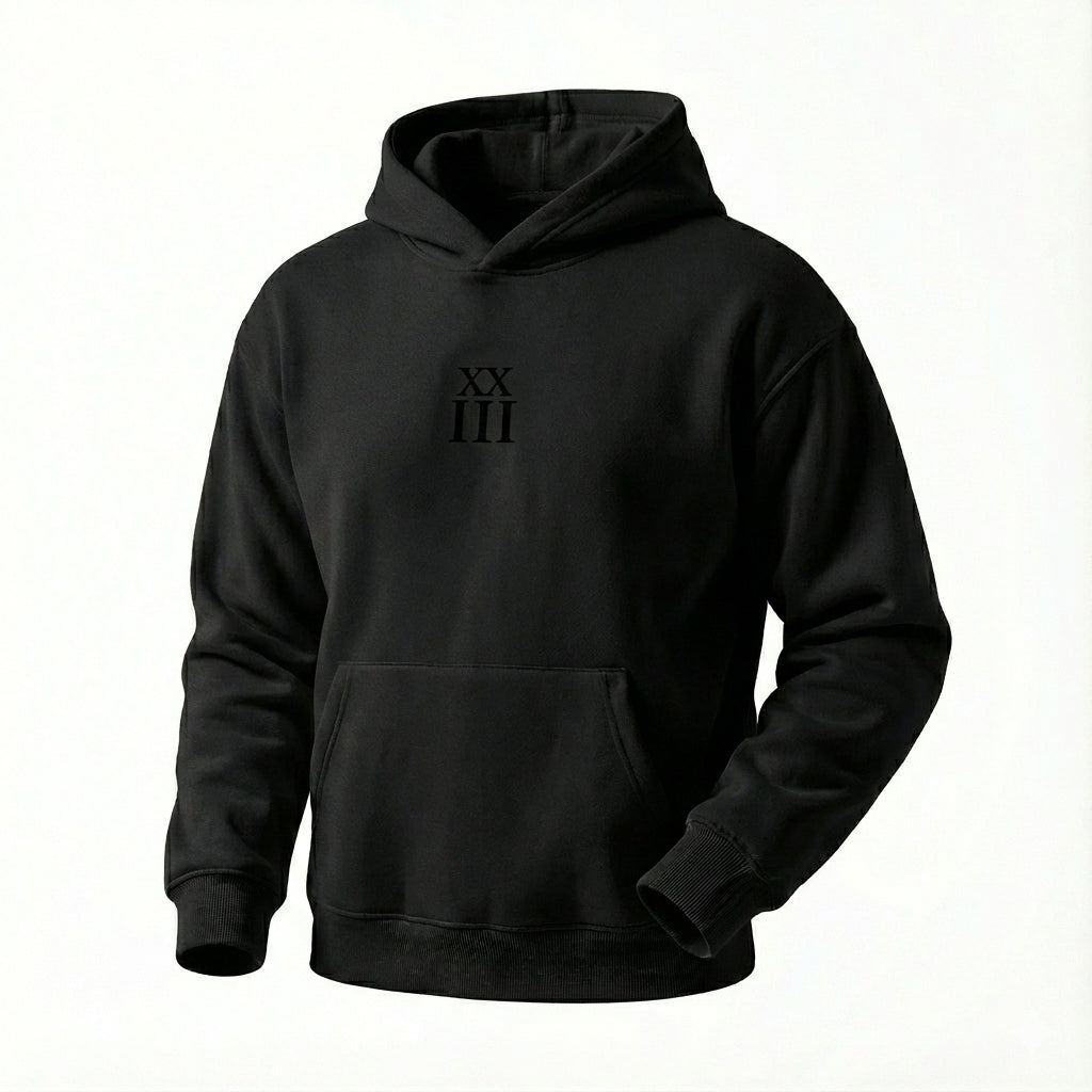 Black Pullover Hoodie