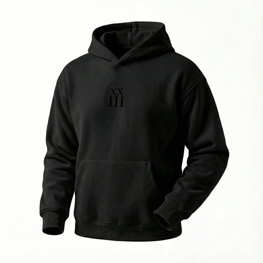 Black Pullover Hoodie
