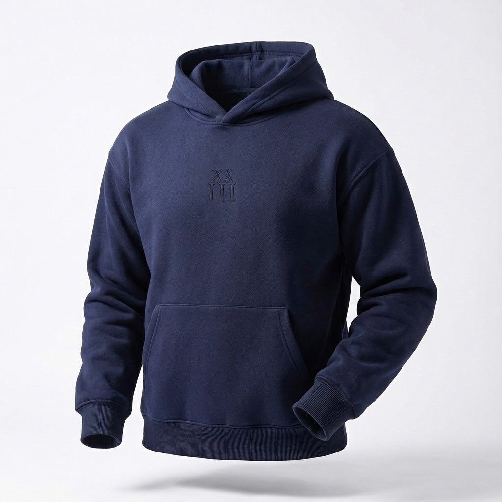 Navy Pullover Hoodie