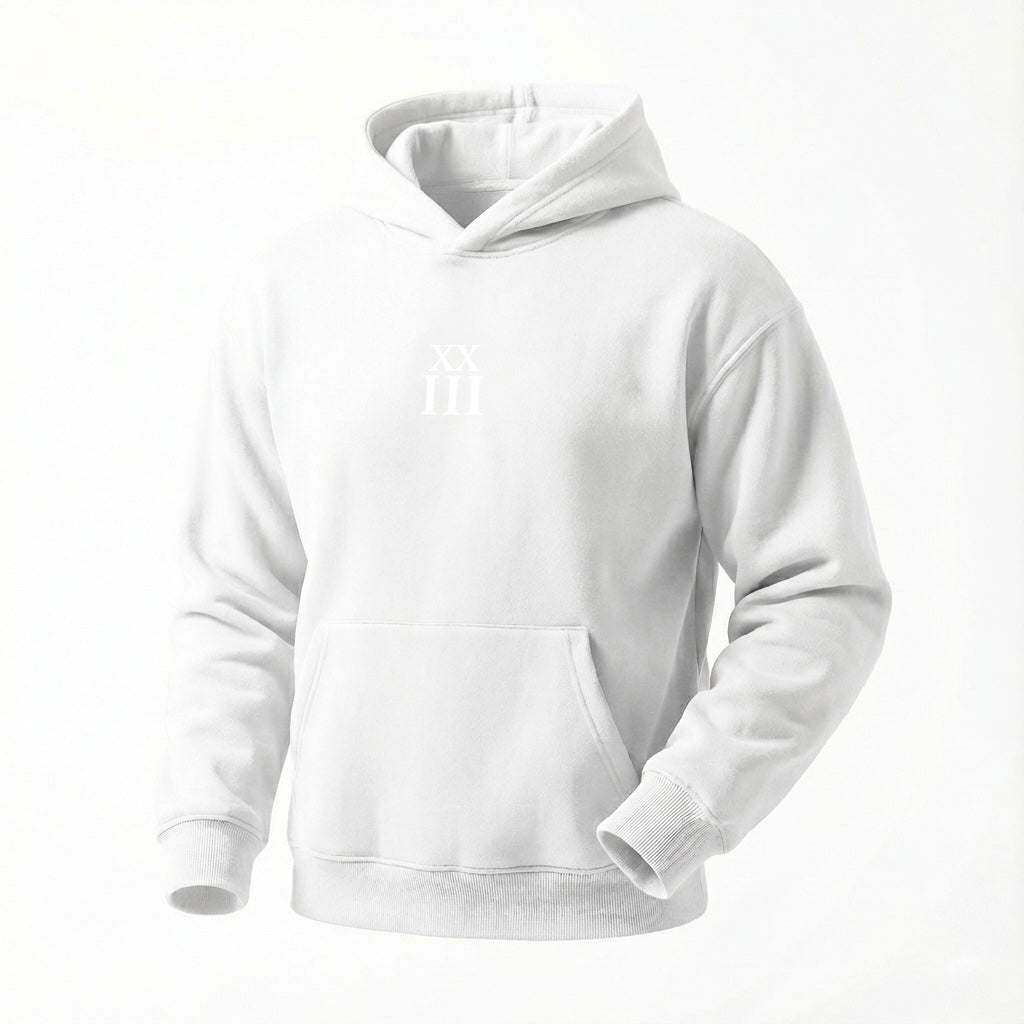 White Pullover Hoodie