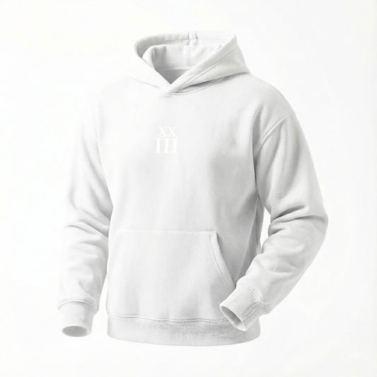 White Pullover Hoodie