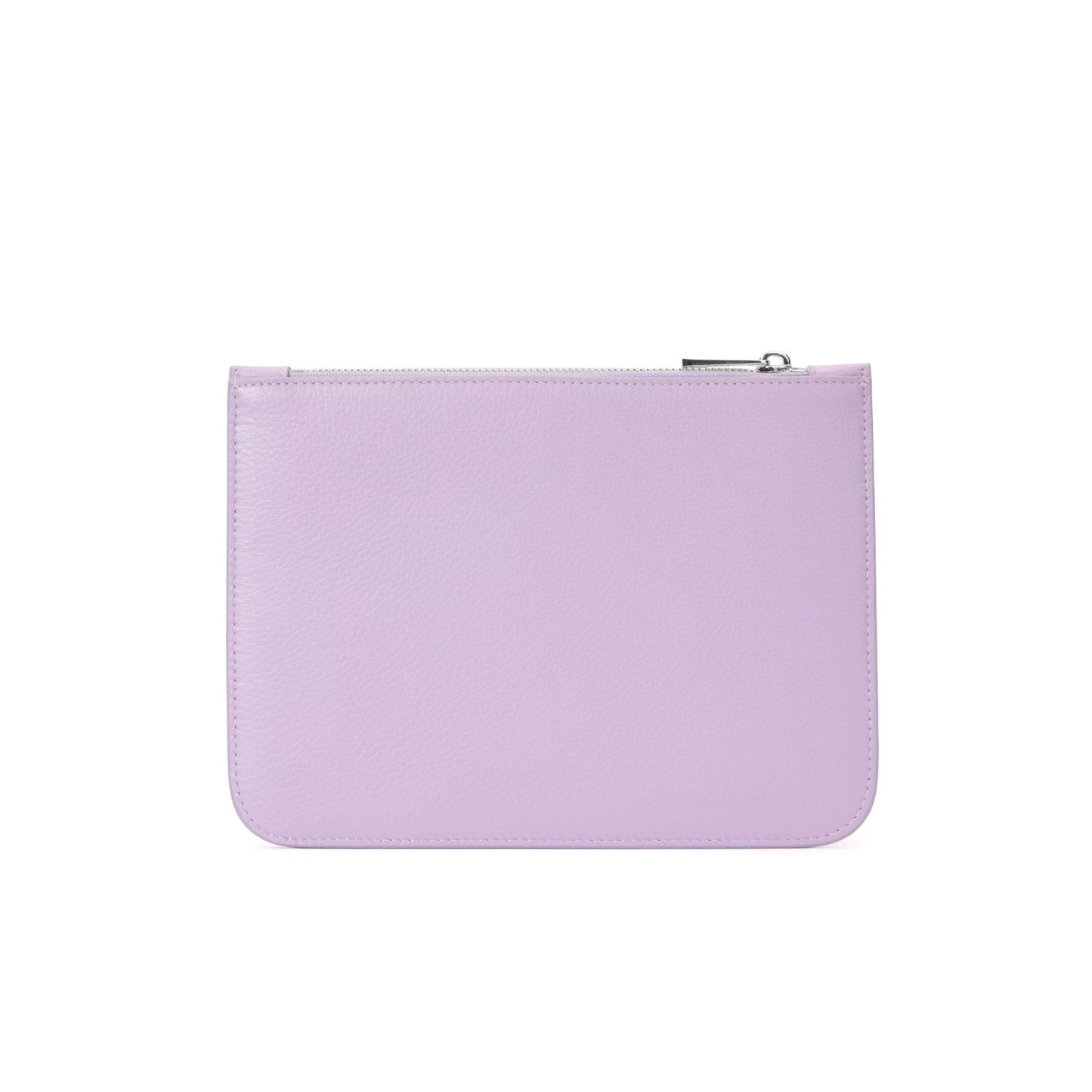 The Essential Leather Pouch Silver