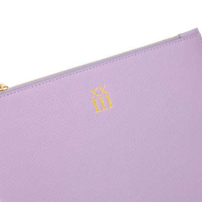 The Colette Pouch – Lilac / Gold