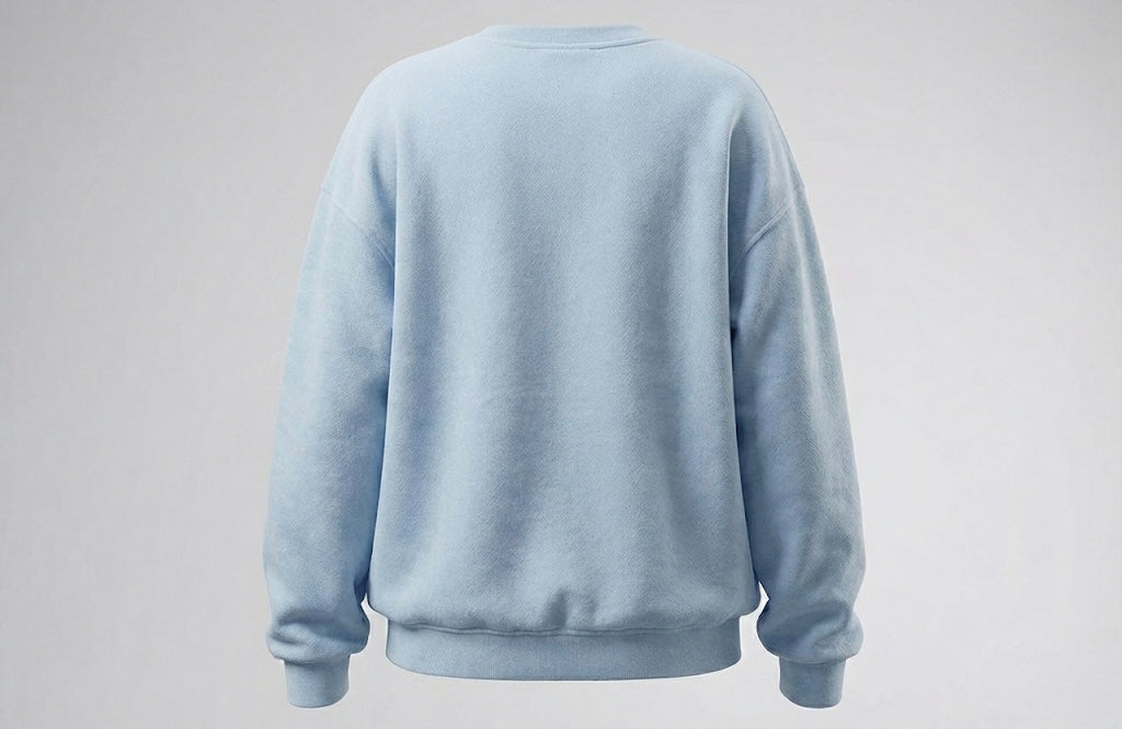 Blue Oversized Sweatshirt
