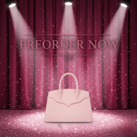 Light Pink Leather Tote