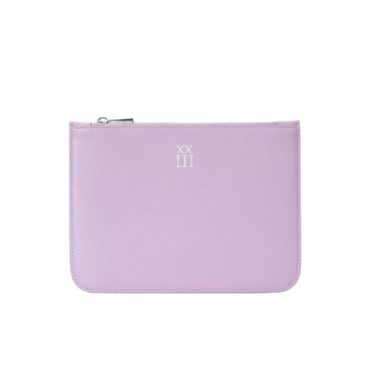 The Essential Leather Pouch Silver