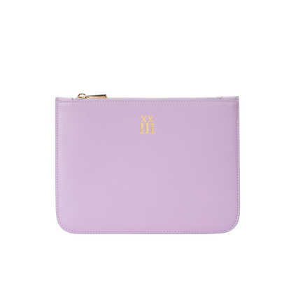 The Colette Pouch – Lilac / Gold