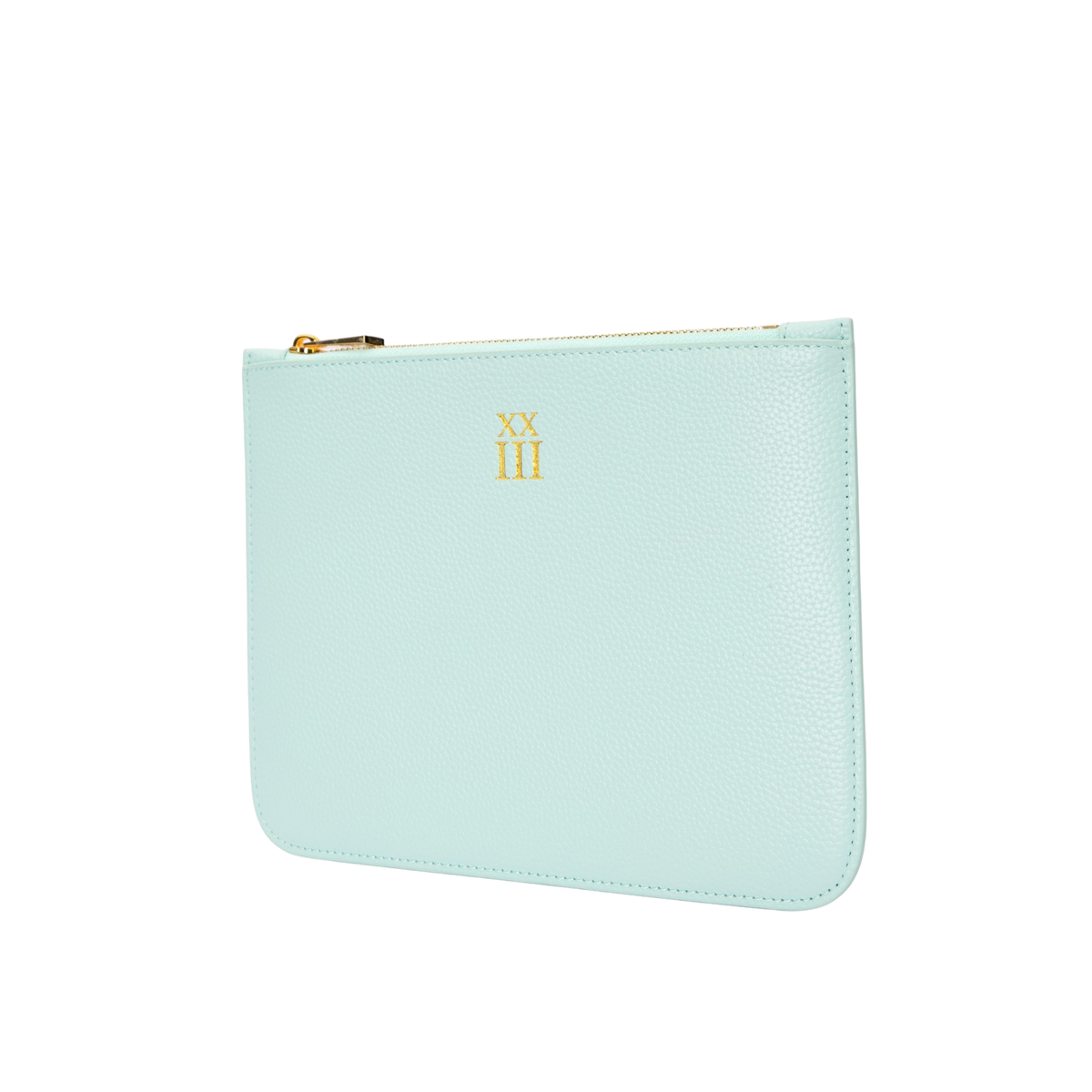 The Colette Pouch – Mint / Gold