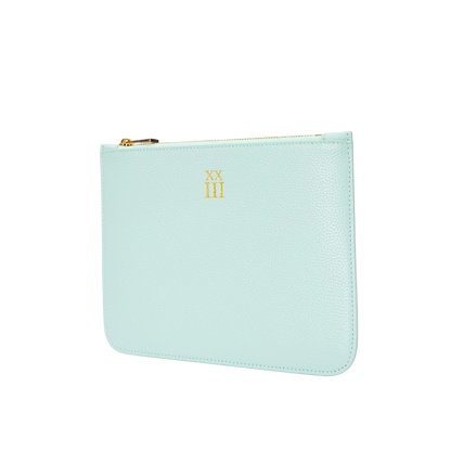 The Colette Pouch – Mint / Gold